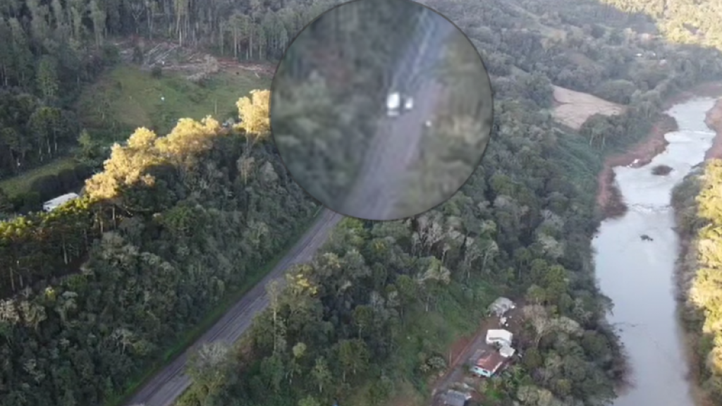 Polícia Militar começa a multar usando drones em rodovias de Santa Catarina