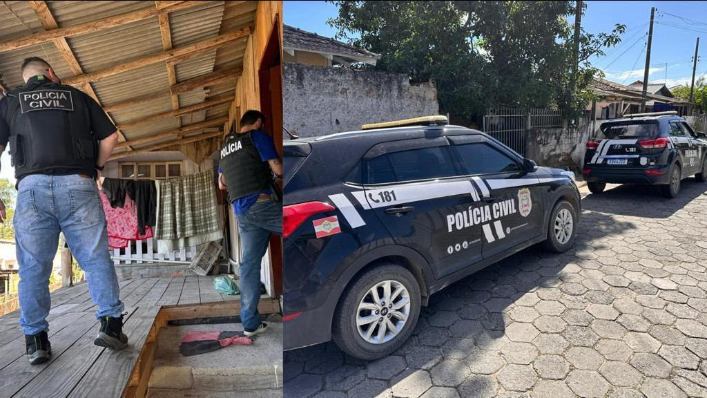 Polícia Civil cumpre mandados de busca e apreensão em Tijucas