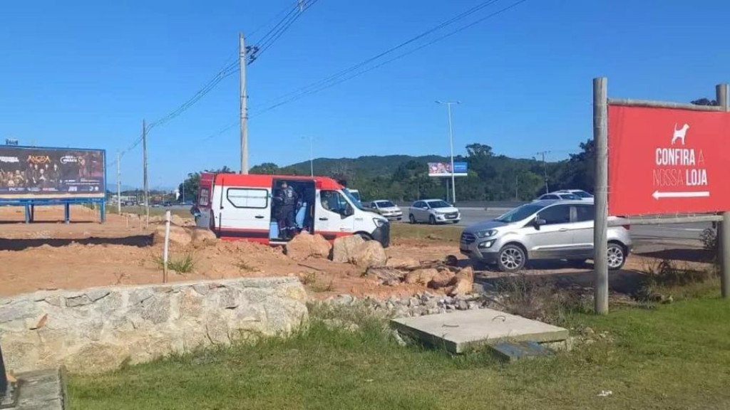 Trabalhador perde o braço após detonação de rocha na SC-401 em Florianópolis