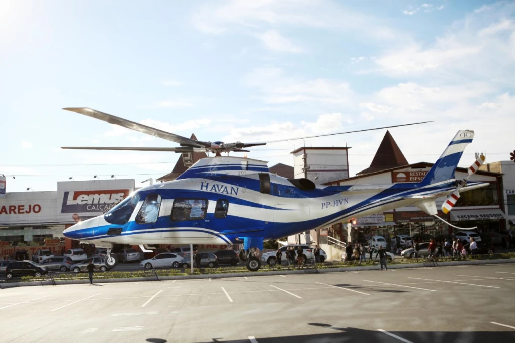 Havan vai sortear 100 clientes para voarem de helicóptero no aniversário de Brusque