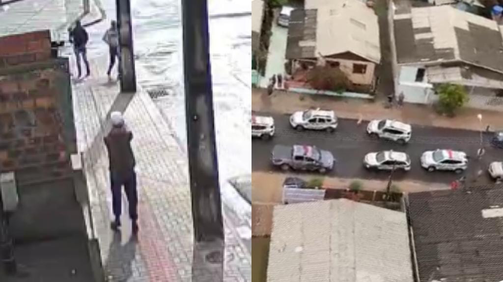 VÍDEO: Foragido atira contra policiais e acaba preso após confronto