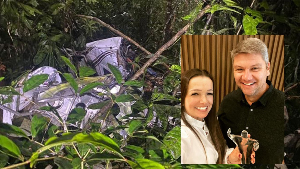 Casal de empresários catarinenses morre em queda de avião no Pará