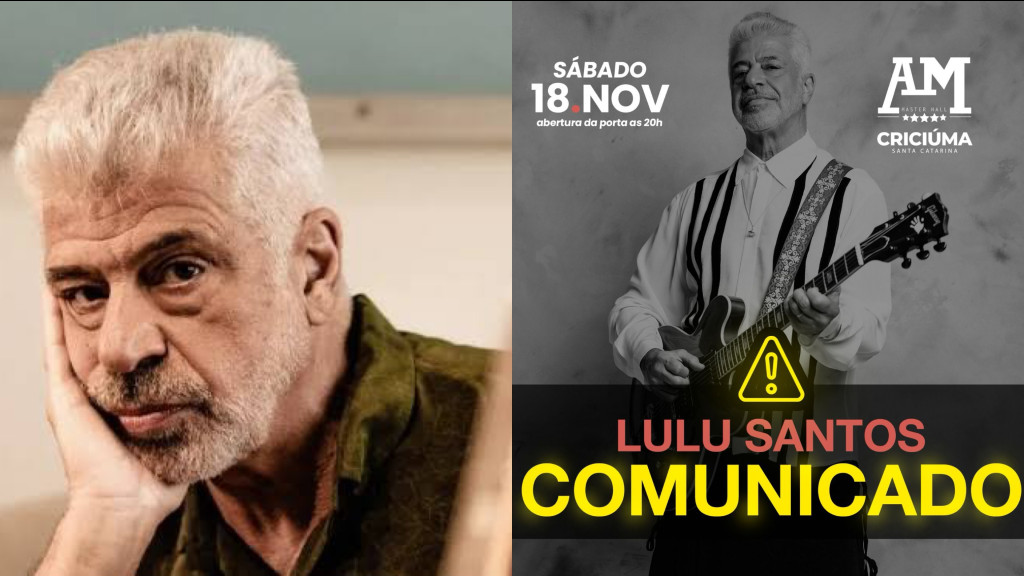 Lulu Santos desiste de shows em Santa Catarina por falta de público