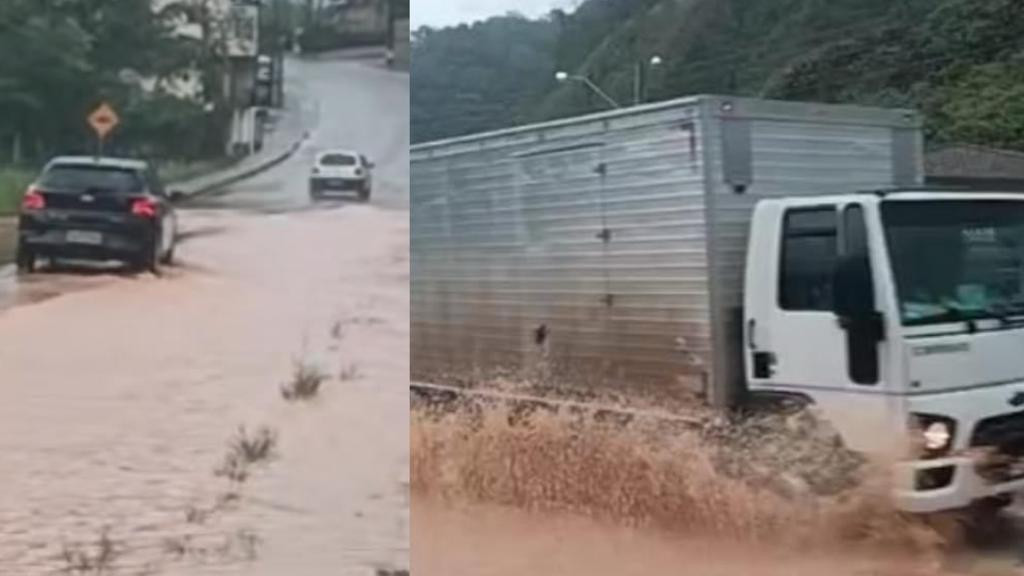 Chuvas intensas provocam alagamentos em São João Batista