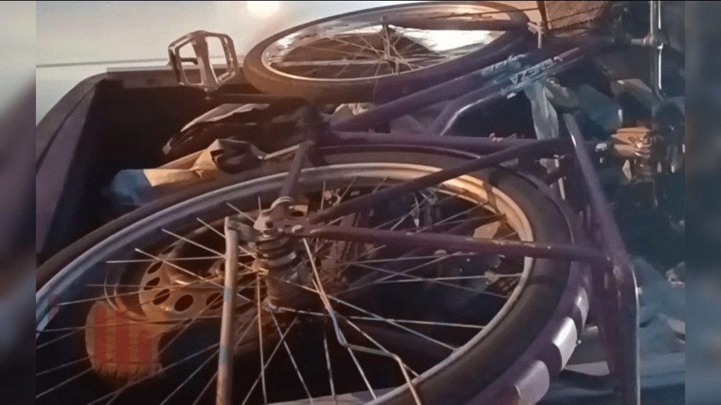 Acidente entre duas bicicletas deixa mulher ferida em São João Batista