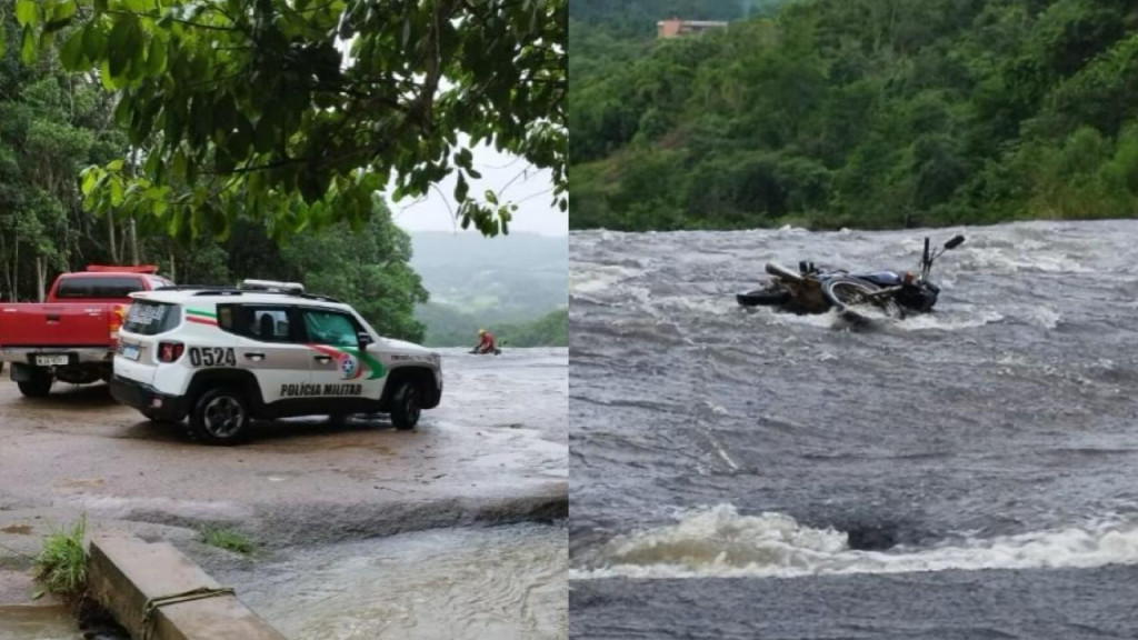 Motociclista é encontrado morto em cachoeira