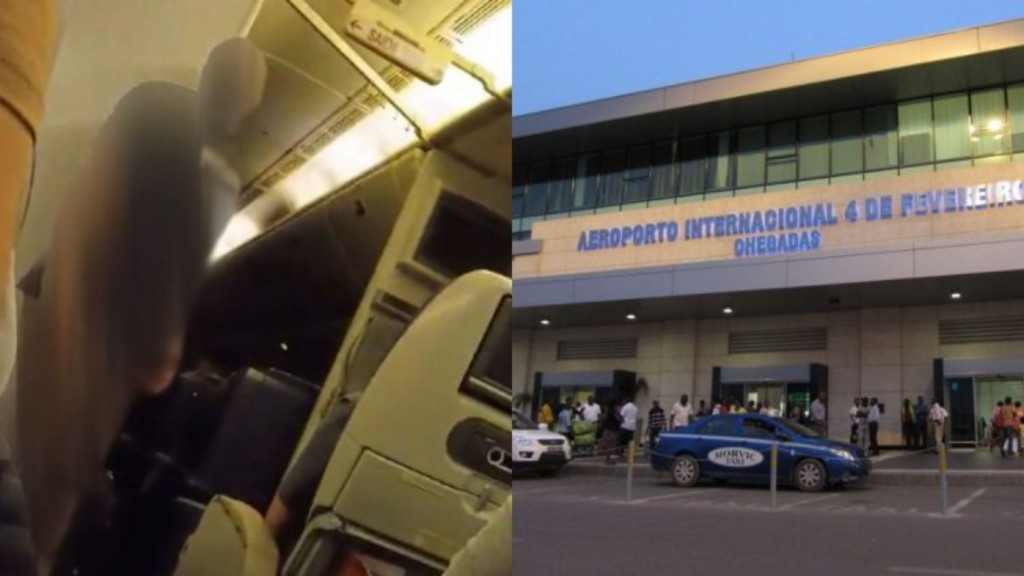 Policial catarinense de férias impede passageiro de abrir porta durante voo para Luanda