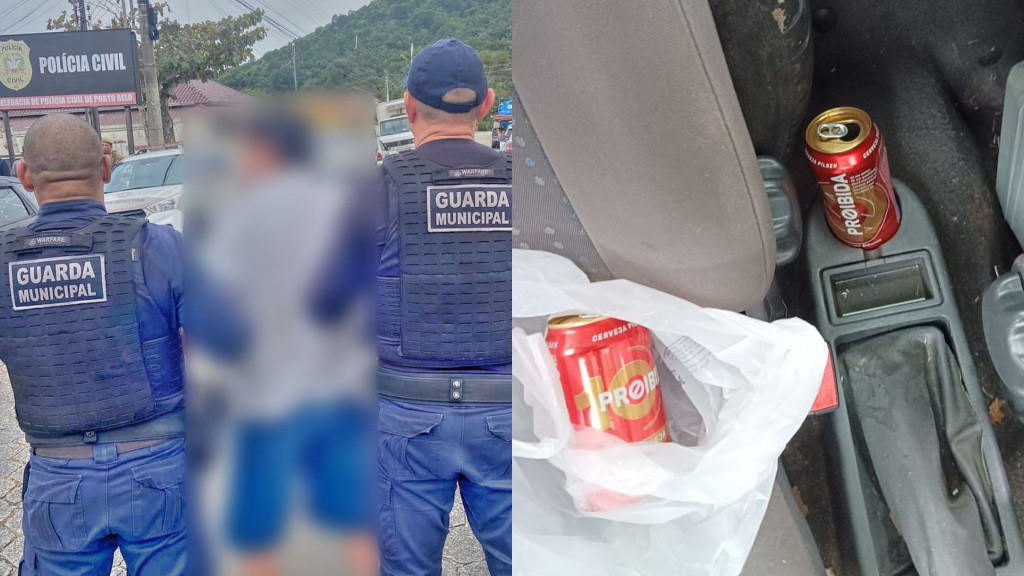 Motorista bêbado é preso após provocar acidente em Porto Belo