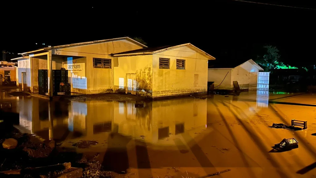 Santa Catarina tem 60 famílias desabrigadas após fortes chuvas no Extremo Sul
