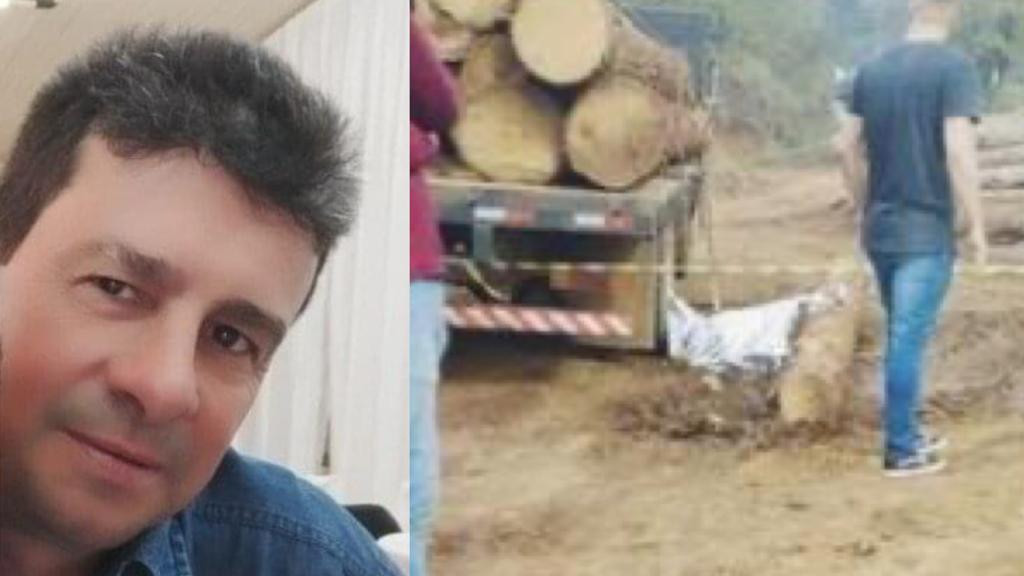 Trabalhador morre esmagado por toras de madeira em SC