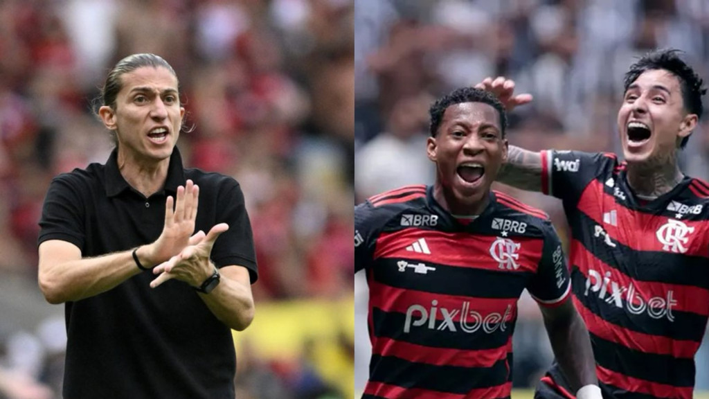 "É penta": Catarinense Filipe Luís conquista título da Copa do Brasil como técnico do Flamengo