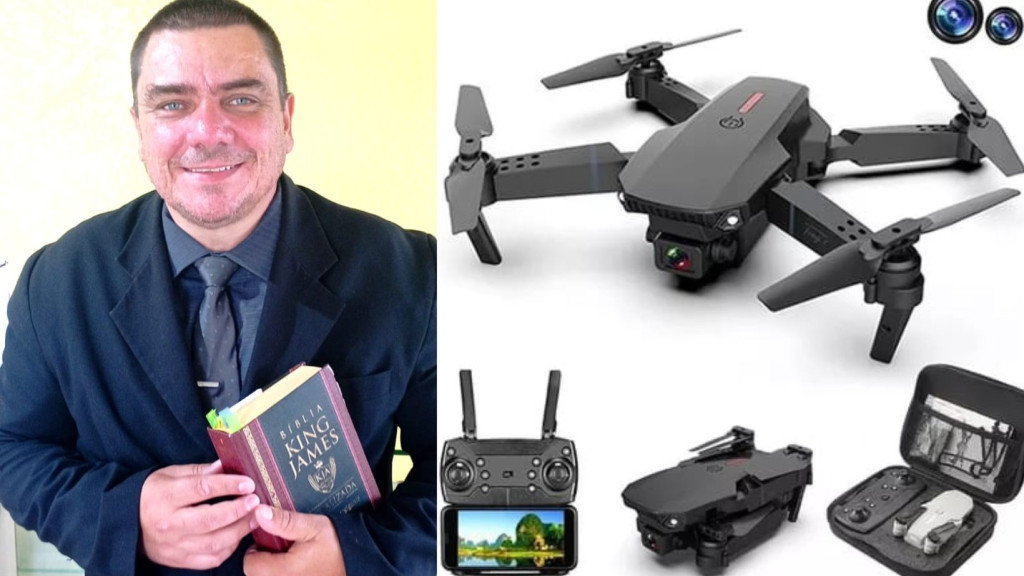 Igreja de São João Batista vai rifar drone para ajudar moradores carentes