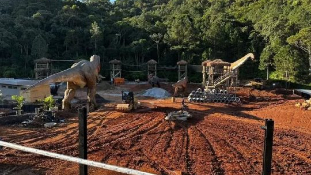 SC terá "Parque dos Dinossauros" gigante com investimento de R$ 60 milhões