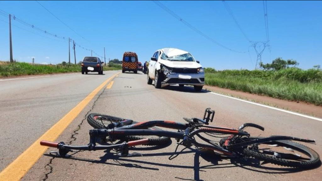 Ciclista morre após colisão frontal com veículo na SC-467