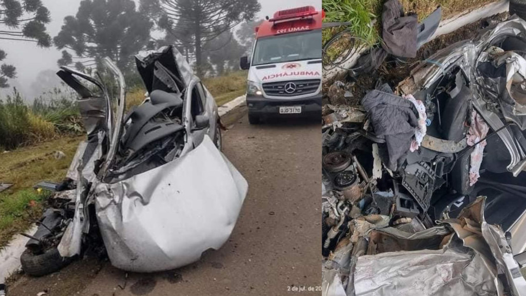 “Nasceu de novo”: motorista escapa de acidente impressionante em Santa Catarina