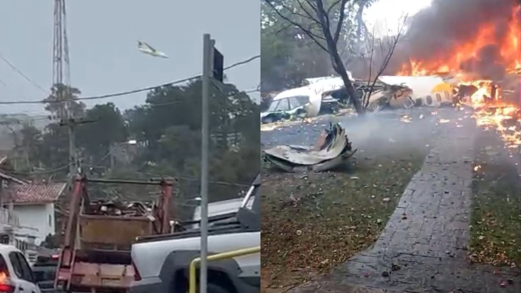 Não há sobreviventes em queda de avião em SP