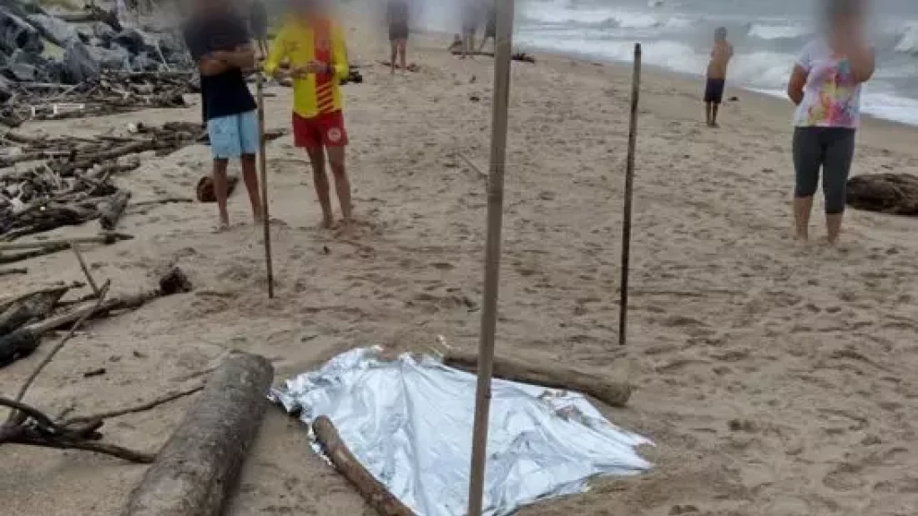 Corpo é encontrado com cabeça e membros decepados em praia de SC