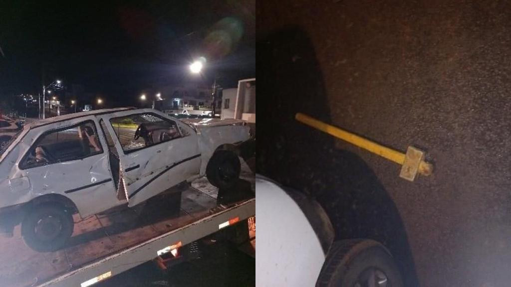 Motorista destrói veículo com marreta após descoberta de licenciamento atrasado em SC
