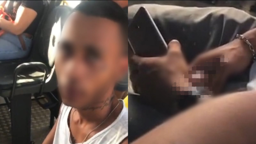 Homem filmado se masturbando ao lado de mulher em ônibus é assassinado