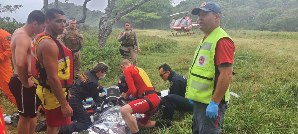 Jovem de 25 anos se afoga e acaba ressuscitado pelos bombeiros, em Itapema