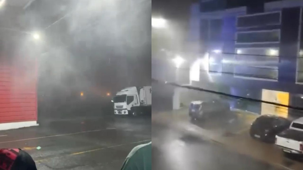 URGENTE: Tempestade assusta moradores em SC e Defesa Civil emite alerta laranja