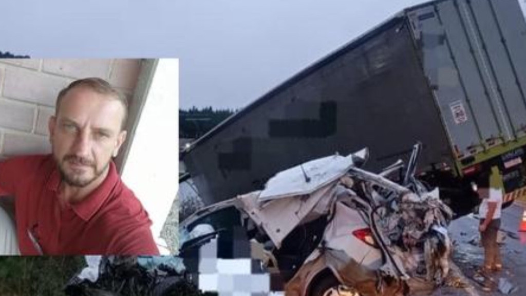 Motorista morre após colisão com caminhão na BR-280, em São Bento do Sul