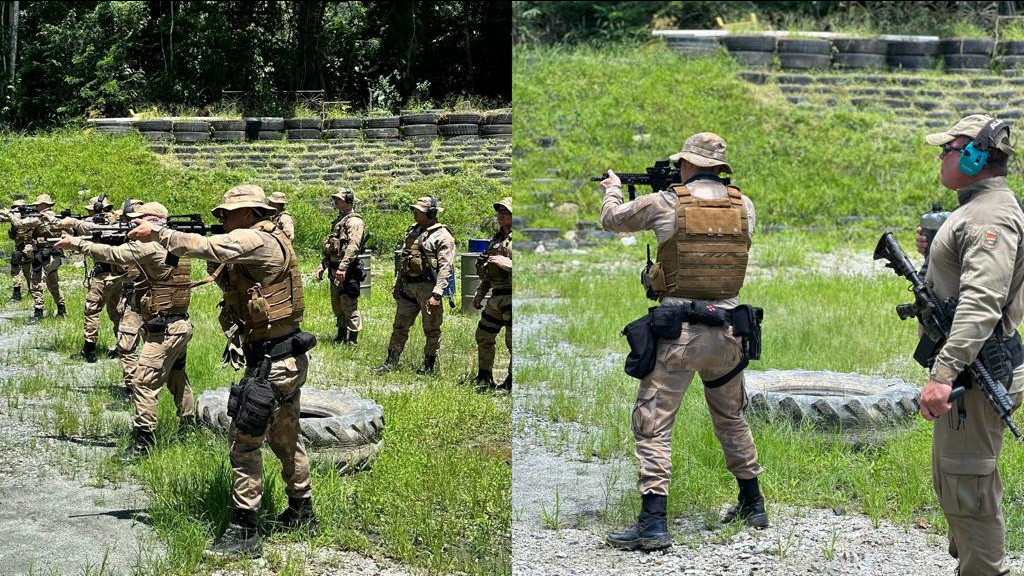 “Preparados pro confronto”: PM de Balneário Camboriú e Camboriú recebe instrução de tiro com fuzil