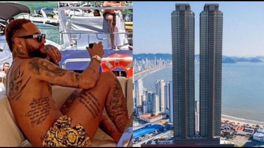 Neymar recebe as chaves de luxuoso quadriplex de R$ 20 Milhões em Balneário Camboriú