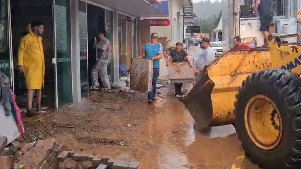 Santa Catarina tem mais de 190 desalojados por conta das chuvas