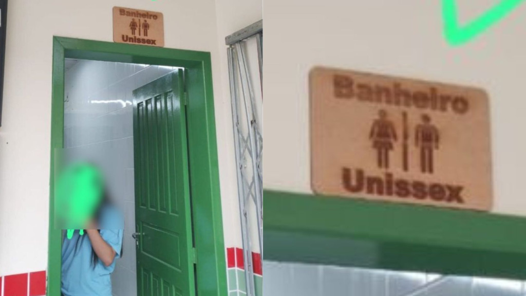 Banheiro unissex para crianças em escola de São João Batista causa polêmica