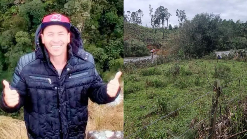 Trabalhador desaparece após carro ser levado pela correnteza na Serra catarinense