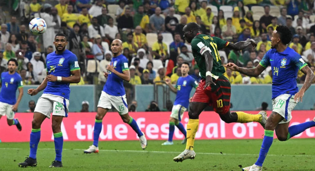 Brasil perde para Camarões, mas se classifica em primeiro lugar