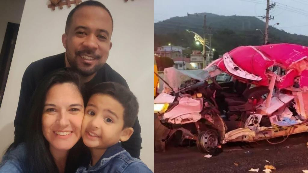 Após grave acidente com ambulância na BR-101, socorrista do SAMU passa dia dos pais em família