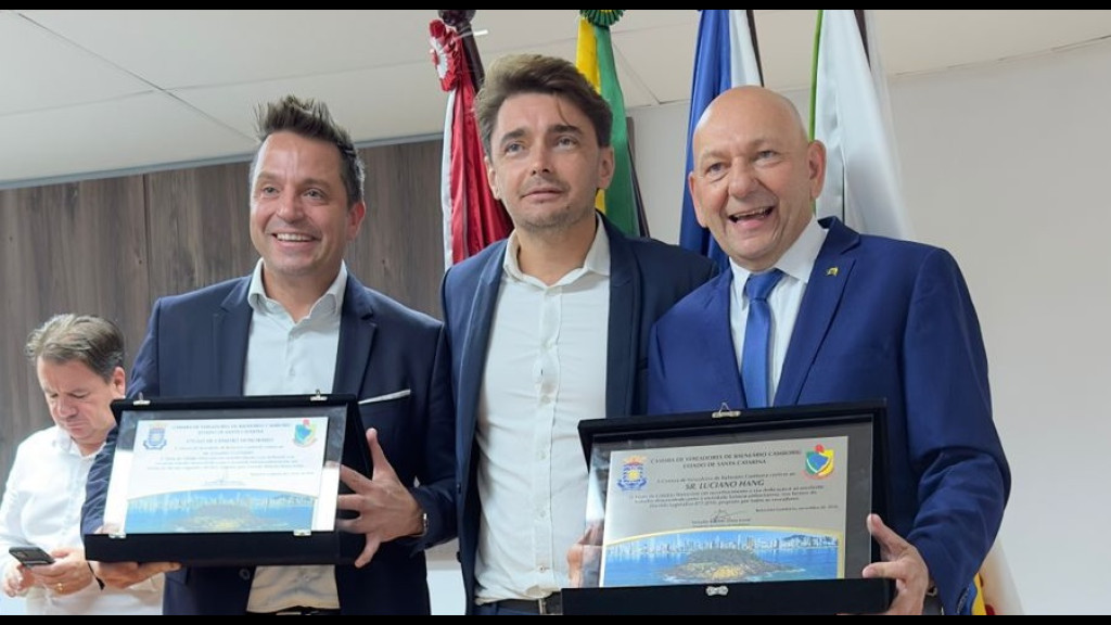 Luciano Hang recebe título de cidadão honorário de Balneário Camboriú