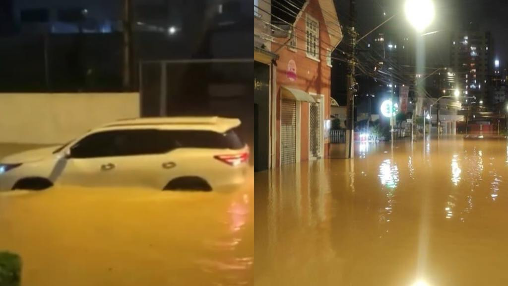 Blumenau enfrenta sua pior enchente em 12 anos