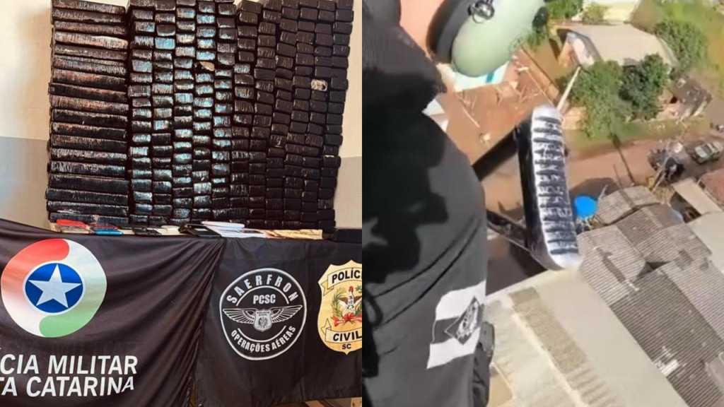 Polícia apreende cerca de 200 kg de maconha em Chapecó
