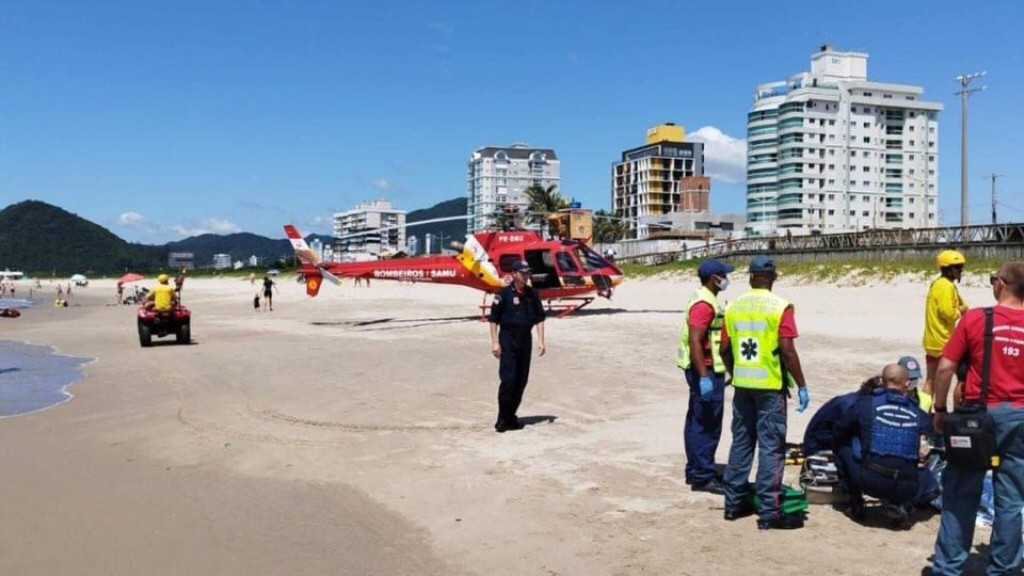 Turista do Paraná morre afogado em praia de Santa Catarina