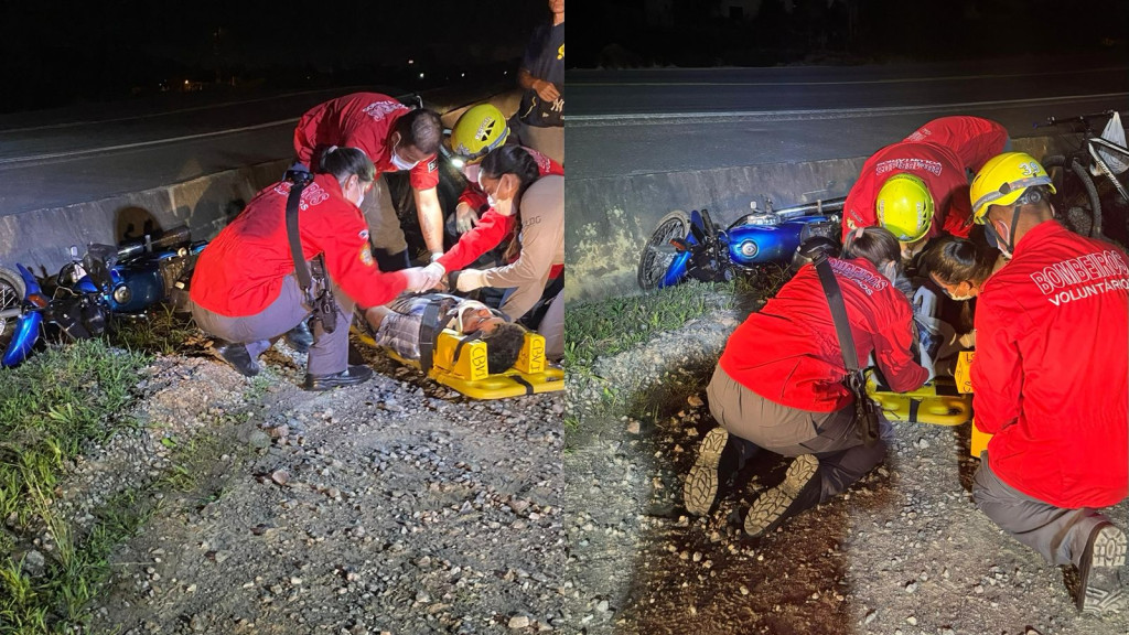 Motociclista bêbado cai em estrada de Ilhota e é encontrado desmaiado