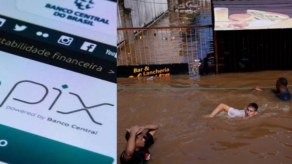 Bancos emitem alerta sobre golpes em doações para as vítimas das chuvas no RS