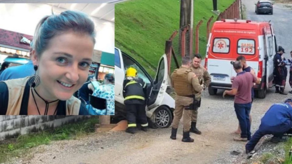 Mulher grávida de 7 meses morre após colidir veículo com caminhão de Tijucas