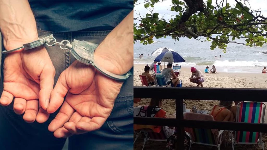 Homem é preso após mostrar pênis para duas mulheres em praia de SC