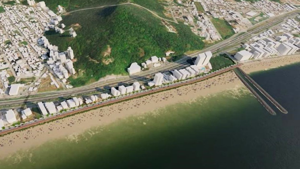 Alargamento da faixa de areia da Meia Praia, em Itapema, está em fase de licenciamento ambiental
