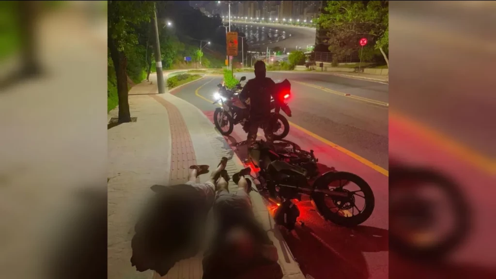 Motociclista bêbado corta giro e acaba preso após perseguição em BC