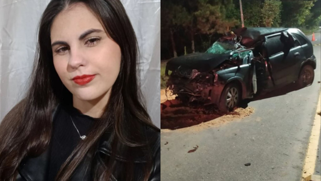 Jovem morre após perder o controle do carro e bater contra árvore em Schroeder