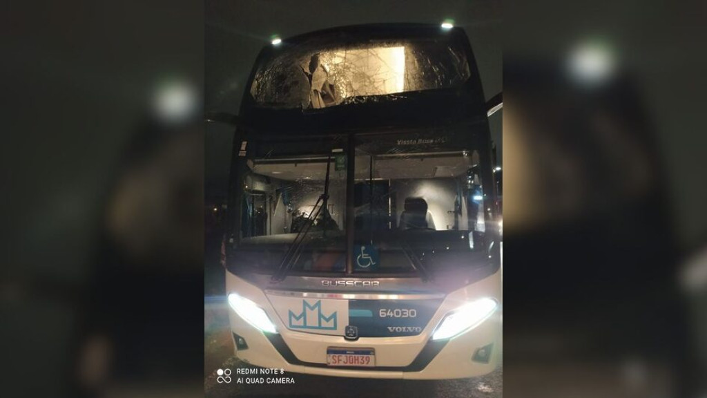 Rodado de caminhão atinge janela de ônibus e mata passageira na BR-376