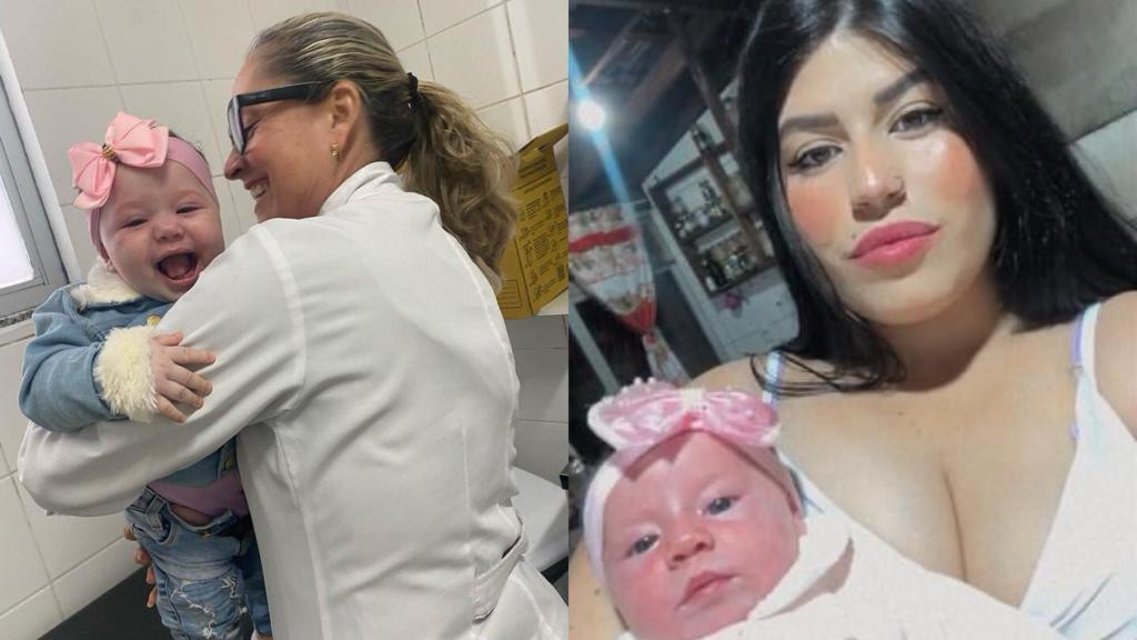 Mãe agradece profissional de saúde que distraiu filha para não chorar após vacinação em Tijucas