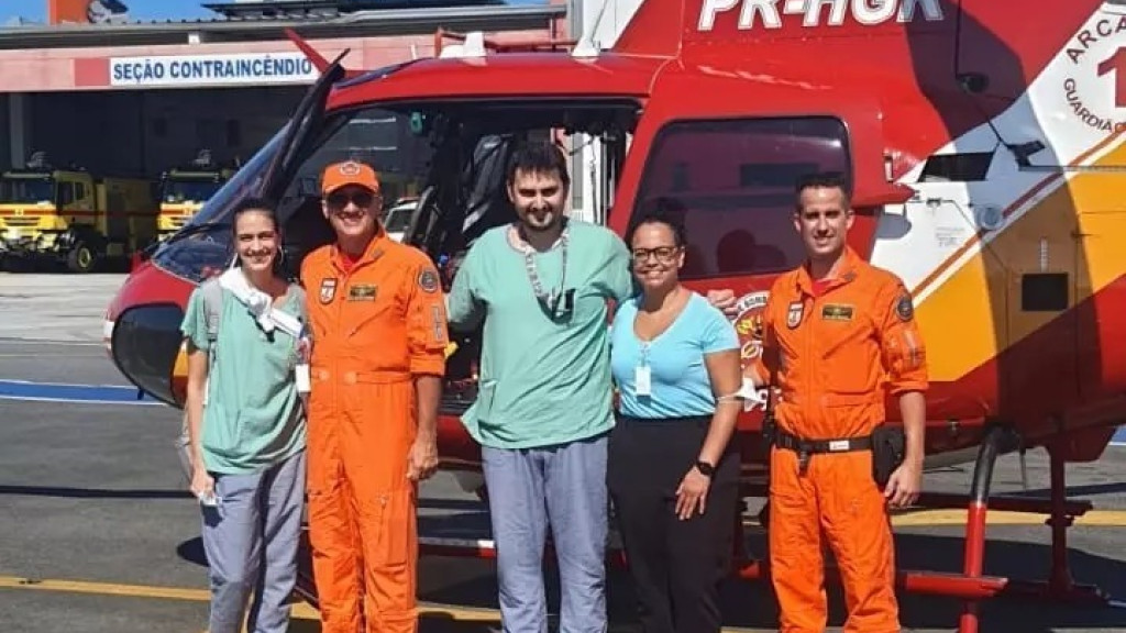 Criança de Blumenau tem coração doado a paciente em São Paulo após trágico acidente