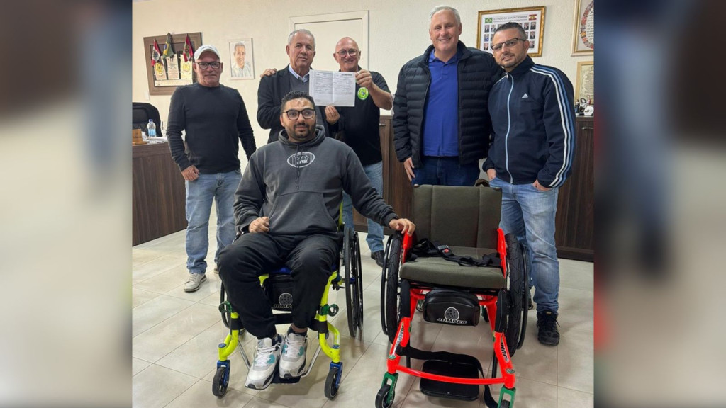 Atleta Paralímpico de Tijucas conquista cadeira adaptada para competições