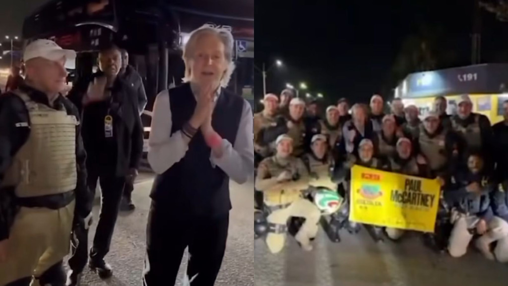 Paul McCartney agradece policiais após show memorável em Florianópolis