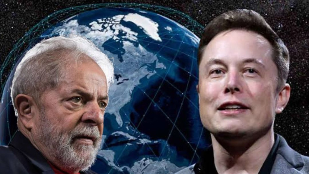Musk desafia Lula e anuncia que Starlink dará internet grátis para escolas do Brasil